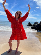 Load image into Gallery viewer, Vintage Sari Silk Dress