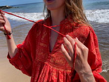 Load image into Gallery viewer, Vintage Sari Silk Dress