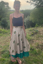 Load image into Gallery viewer, Vintage Sari Skirt