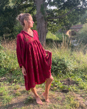 Load image into Gallery viewer, Vintage Sari Silk Dress Pink
