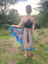 Load image into Gallery viewer, Vintage Sari Skirt
